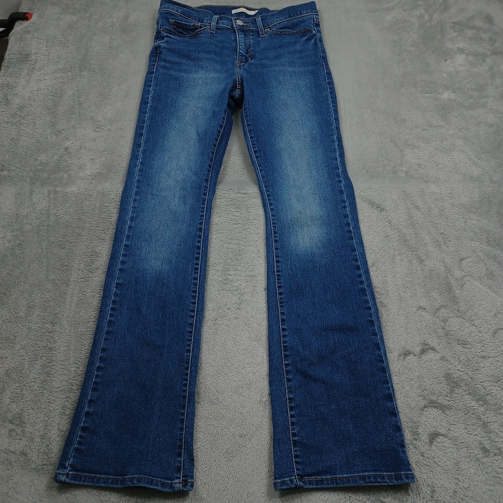 Levis 315 Jeans Womens 29 Blue Denim Shaping Bootcut Casual Pockets A34